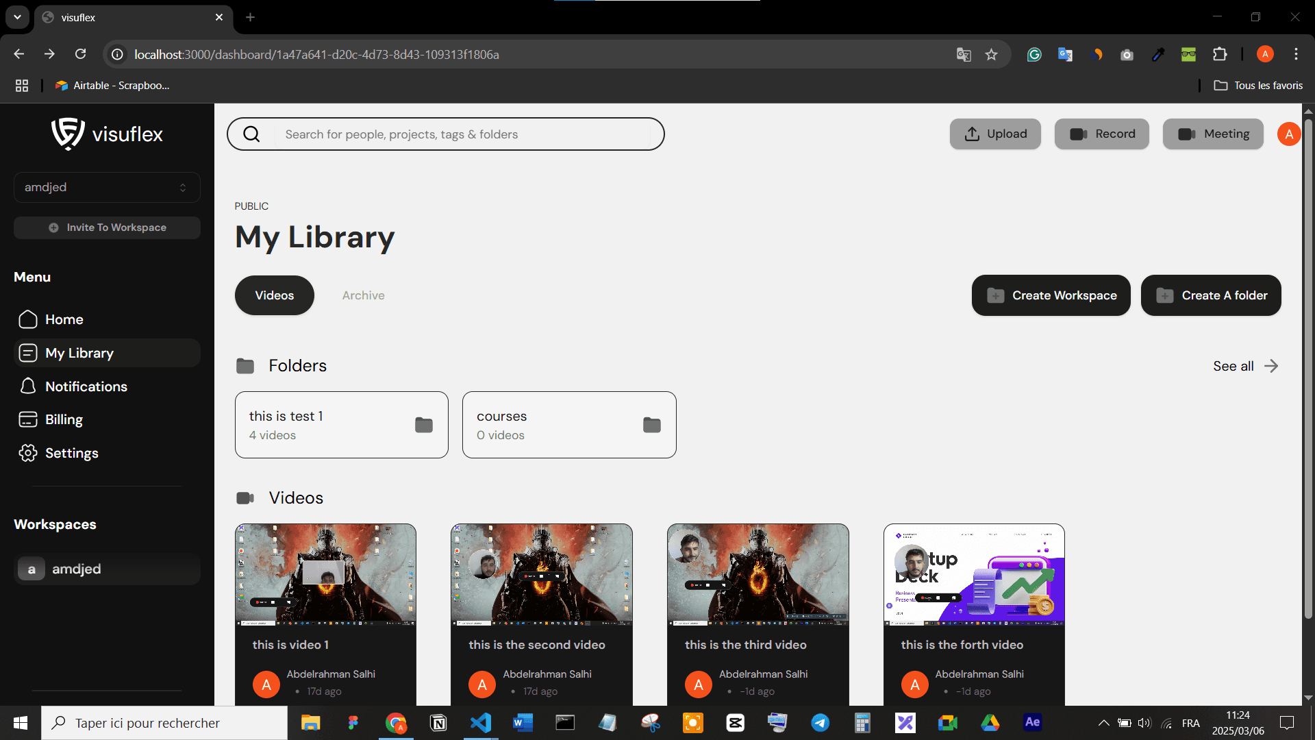 Our application